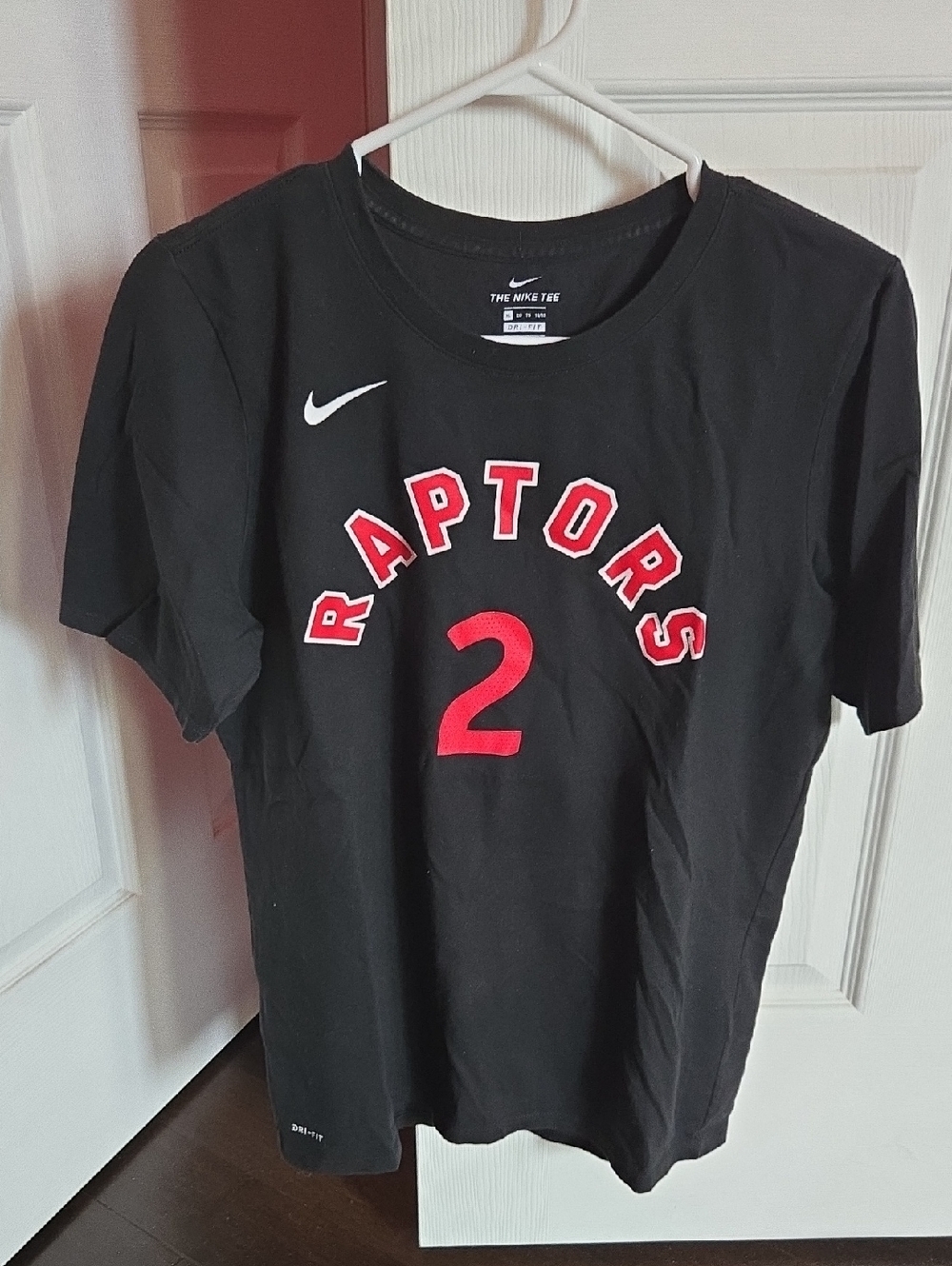 Nike Black Kids Toronto Raptors #2 Kawhi Leonard Player T-Shirt